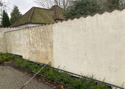 Forskellige facadetyper i København: mursten, puds og beton før behandling