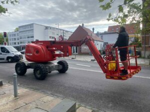 Professionel facaderens med hedevand i København udført af Aktiv Rens